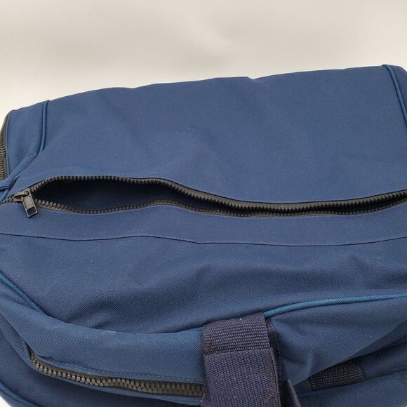 Atlanta Braves Garment Bag Folding Blue Embroidered Custom Sahara Never Used - Picture 8 of 12